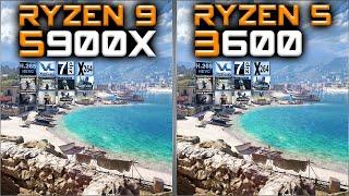 Ryzen 9 5900X vs Ryzen 5 3600 Benchmarks – 15 Tests 