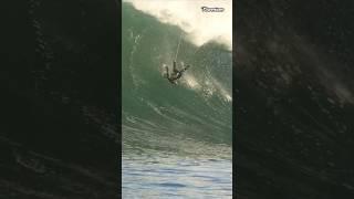 Mavericks #WIPEOUT ️ Derek Dunfee goes airborne #surf #mavericks #youtube #powerlinesproductions