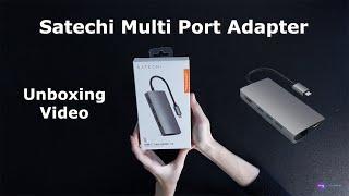 SATECHI TYPE-C MULTI PORT ADAPTER 4K ETHERNET V2 - SPACE GREY | Unboxing video | mygizzmo