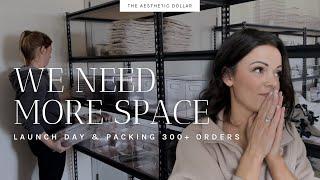 We are Running Out of Space | Studio Vlog | No. 19 | Launch Day | Packing 300+ Orders