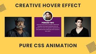 Creative CSS Hover Effect | CSS animation