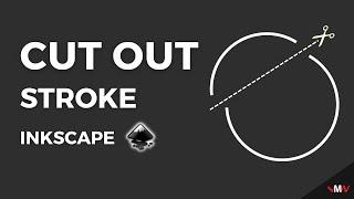 How to cut out stroke of any shape with Inkscape | Inkscape Short Tutorials