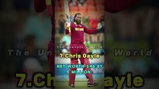 Top 10 Richest Cricketers in the World 2024 #top10 #theunexploreworld