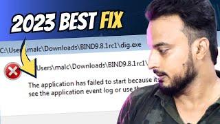 NEW FIX "Application failed to start because side by side configuration is incorrect" 2023 Hindi