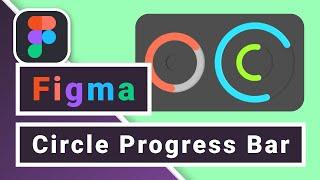 Tutorial Circle Progress bar with Figma