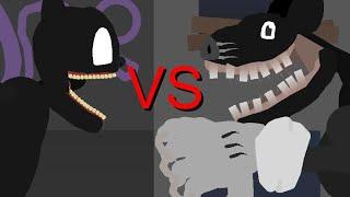 Cartoon cat vs Cartoon Rat|Trevor Henderson creatures|stick nodes pro animation|Fight stick