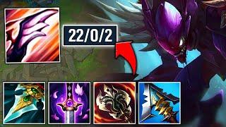 THE ABSOLUTE BEST KHA'ZIX GAME YOU'LL EVER WITNESS (22 KILLS, NO DEATHS)