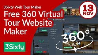 Introducing: 3Sixty Web Tour Maker - Free 360 Virtual Reality Tour Website Maker