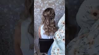 Как собрать низкий пучок? Hairdo Beautiful curly bun 