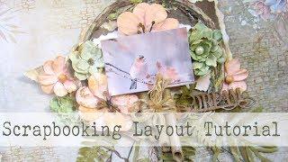 Scrapbooking Layout Process-- EASY STEP BY STEP TUTORIAL-- with 49 and Market