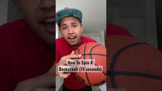 Tutorial How To Spin A Basketball On Your Finger In 15 Seconds  #shorts  #tutorial #howto