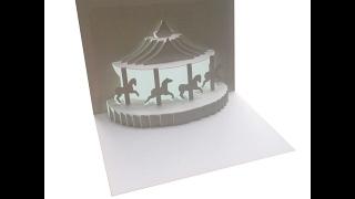 Carousel Pop Up Card Tutorial - Origamic Architecture