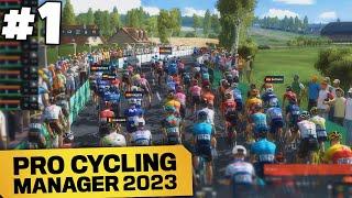 FIRST TIME PLAYING! - Pro Cyclist #1 | Pro Cycling Manager 2023 (PC  Gameplay)