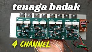 driver set 4 channel,dan cara rakitnya mudah buat pemula.SEMI SOCL