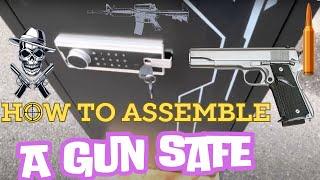 DIY How to Assemble A Gun Safe With An Alarm System | Step by Step Tutorial | Tips and Tricks