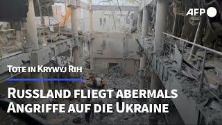 Russland fliegt abermals Luftangriffe auf die Ukraine | AFP