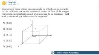 Matemática Función de primer grado y coordenadas en el espacio   Pregunta 16