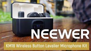 Introducing the NEEWER KM18 Wireless Button Lavalier Microphone Kit