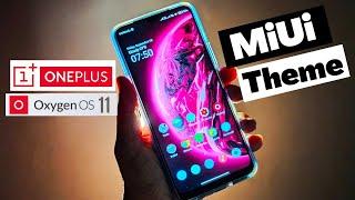 Oxygen Os 11 Theme for Miui | Best Oneplus Theme for Miui 12 | Oneplus Theme for Miui 11 | Miui Tema