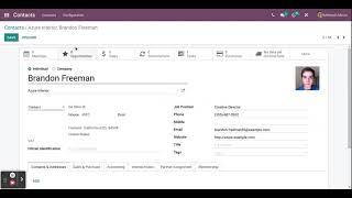 Odoo 14 | Create/update a Contact