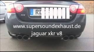 Jaguar XK XF XFR XKR XJ Edelstahl Sportauspuff Sound von supersoundexhaust.de