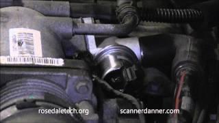 Ford Idle Air Control (IAC) valve test (how to adjust minimum idle speed)