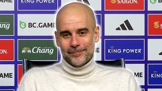  LIVE | Pep Guardiola post-match press conference | Leicester 0-2 Man City