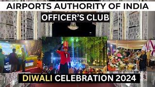 AAI Officer's Club - Diwali Celebrations 2024 | Vlog #3 | Ayush Gautam | Airports Authority of India