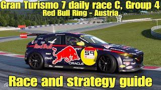 Gran Turismo 7 daily race C race and strategy guide...Group 4...Red Bull Ring Austria