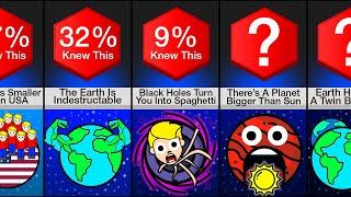 Comparison: Space Facts You Didn't Know