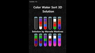 Color Water Sort 3D level 143 | Gameplay Mobile Games