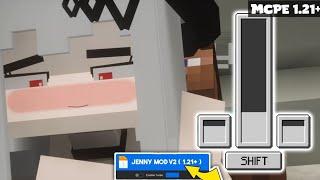 Install Jenny Mod V2 In Minecraft PE 1.21+ || Play Jenny Mod In Minecraft PE