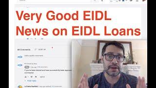 Data Shows Good EIDL Loan Increase News + Reconsideration Updates