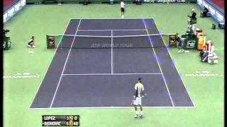 Novak Djokovic vs Feliciano Lopez - ATP Masters Shanghai 2012. Highlights (bojan svitac)