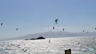 Kite surfing naxos