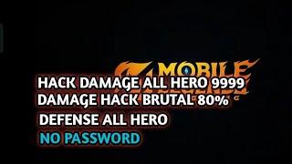 DAMAGE HACK FOR ALL HERO 9999 WITH DEFENSE HERO | NO BANNED | BRUTAL | 99% |