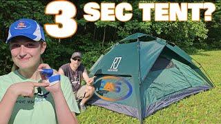 The Reactive Outdoor 3 Second Tent Review: Can A 12 Year Old With A Splint Put It Up In 3 Seconds?