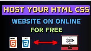 How to Upload Your HTML Website on INTERNET For FREE to Share with Friends