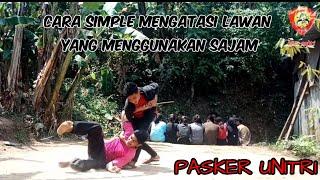 cara simple mengahadapi lawan yang menggunakan sajam #pasker #ikspi #paskerunitri #paskermalang