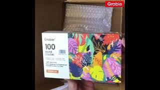 Unboxng of this Grabie Premium Watercolor Set Of 100 With Brush