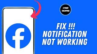 How To Fix Facebook Notification not Working on iPhone