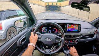 NEW Hyundai i10 N Line 2024 [1.0 T-GDI 100hp] |0-100| POV Test Drive #2094 Joe Black