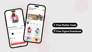 flutter fashion app | Flutter UI | Free Download