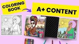 Amazon KDP A Plus Content Tutorial | Create A+ Content for Coloring Books Step-by-Step