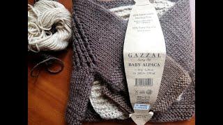 Обзор пряжи Gazzal baby alpaca