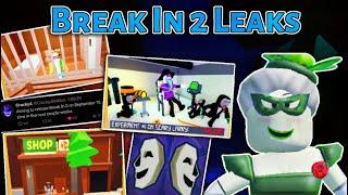 Break In 2 LEAKS And RELEASE DATE!