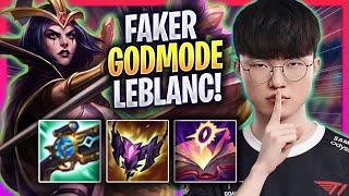 FAKER LITERALLY GOD MODE WITH LEBLANC! - T1 Faker Plays Leblanc MID vs Karma! | Season 2024