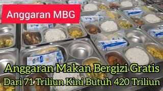 Anggaran Makan Bergizi Gratis Bisa Mencapai 420 Triliun Setahun. Program Makan Bergizi Gratis (MBG)