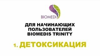 BIOMEDIS TRINITY для начинающих пользователей. Детоксикация