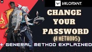 Valorant - How to Reset Valorant password (All 4 ways Explained) || Change your password Easily!